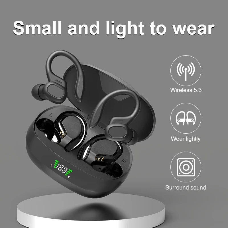 SHUKE Bluetooth Earbuds Wireless Earphones With Mic Earhook Sport