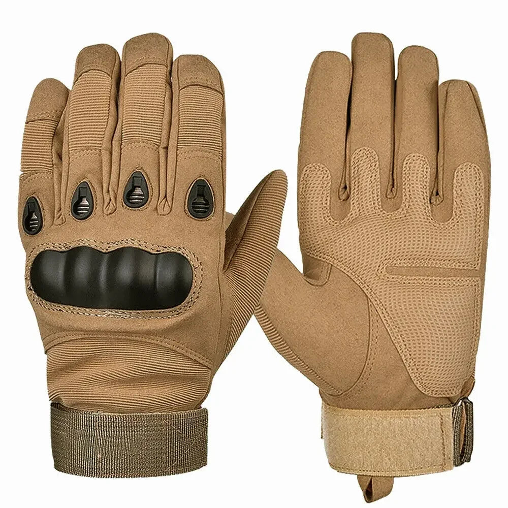 Motorcycle Gloves Unisex Tactical Knuckle Protection Full Finger