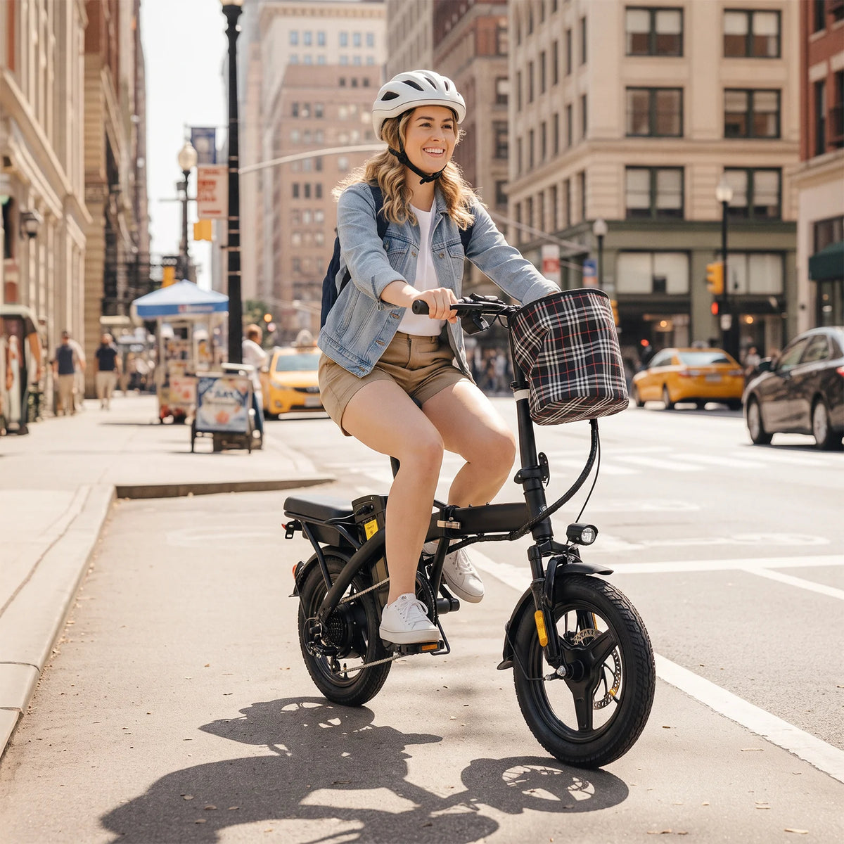 Hezzo T5 Lightweight Folding Electric Bike for Adults 750W Commuter