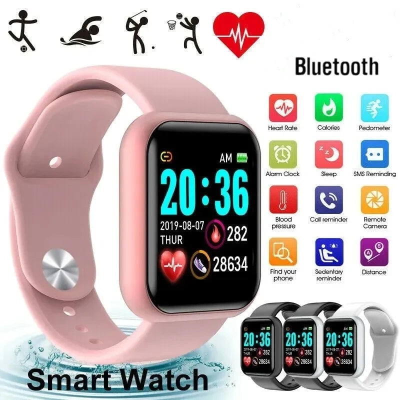 CHAOGENB Smartwatch Bluetooth Fitness Tracker For Women Men