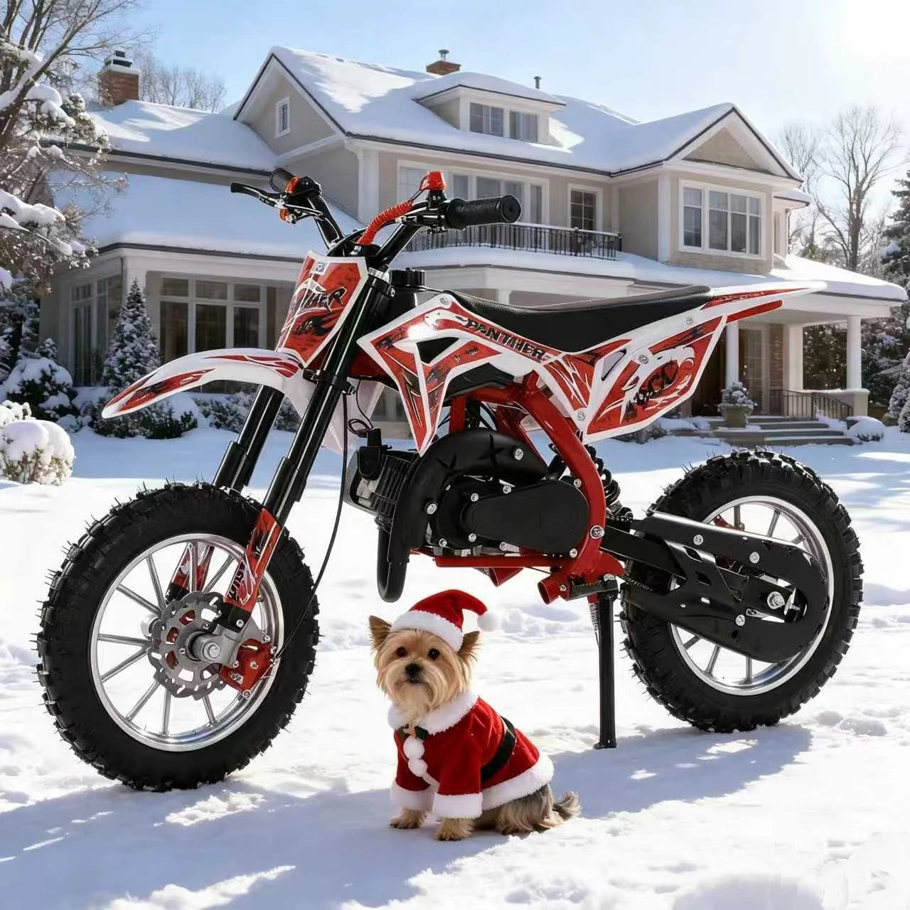 49cc 2 Stroke Kids Dirt Bike Gas Powered Off Road Mini Motorcycle