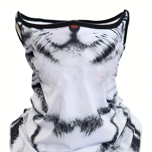 3D Cat Design Neck Protector Sun Shield For Cycling