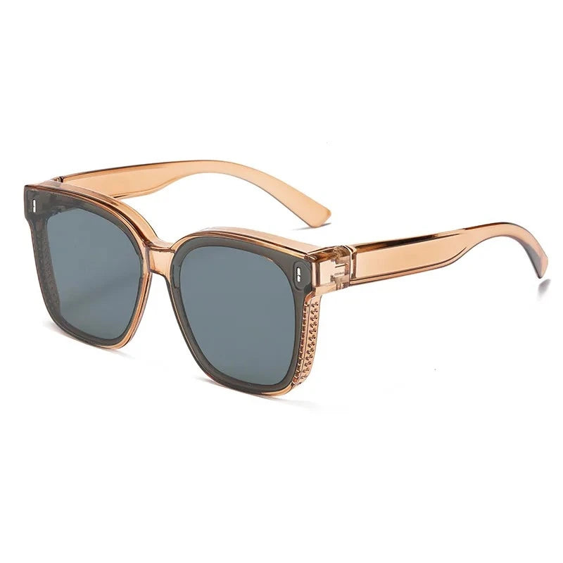 Polarized Clip-On Sunglasses For Glasses Wearers UV400 Protection For Driving