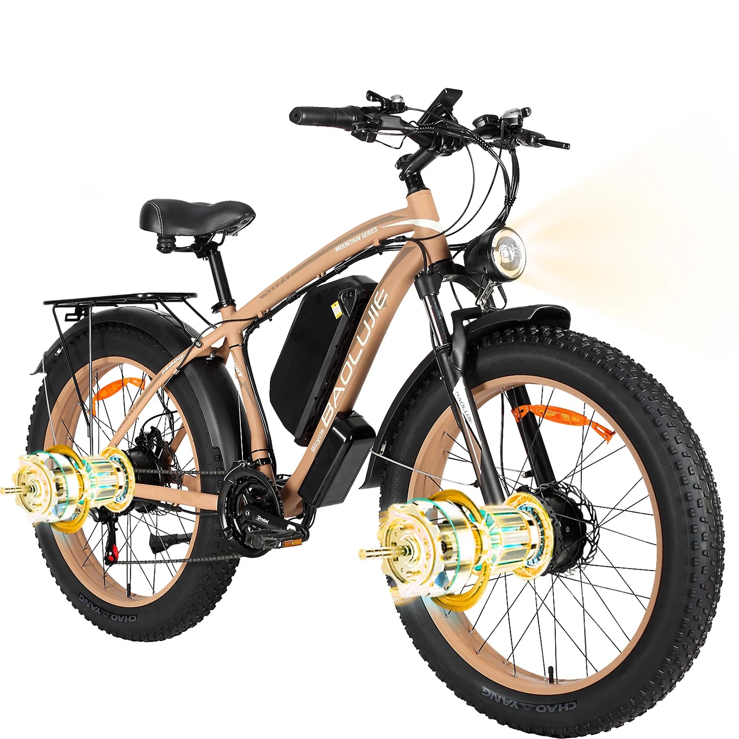 Baolujie DM01 Electric Bicycle 60V 30Ah Battery 42 MPH