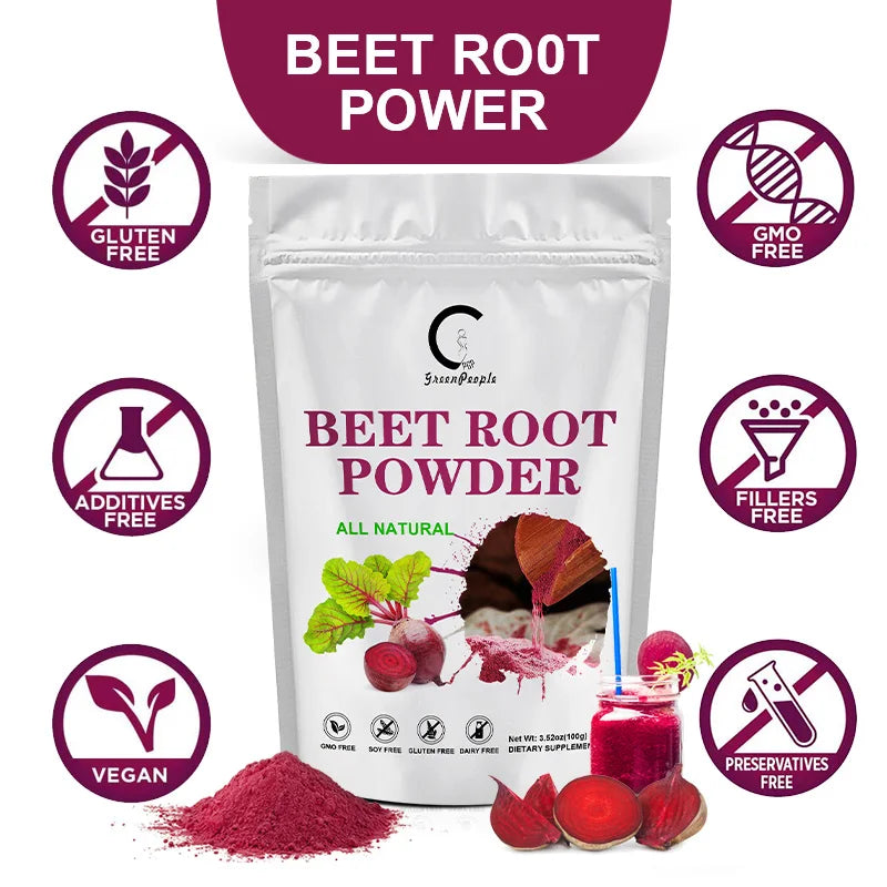 MINCH Organic Beet Root Powder Blood Pressure Support And Stamina