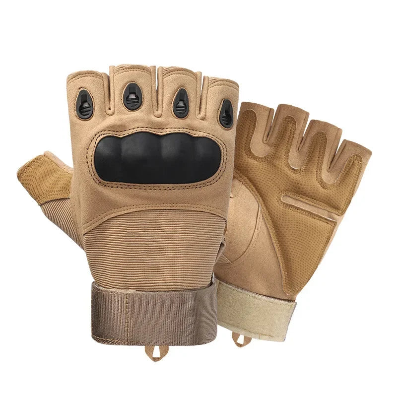 Unisex Tactical Motorcycle Gloves With Knuckle Protection For Racing