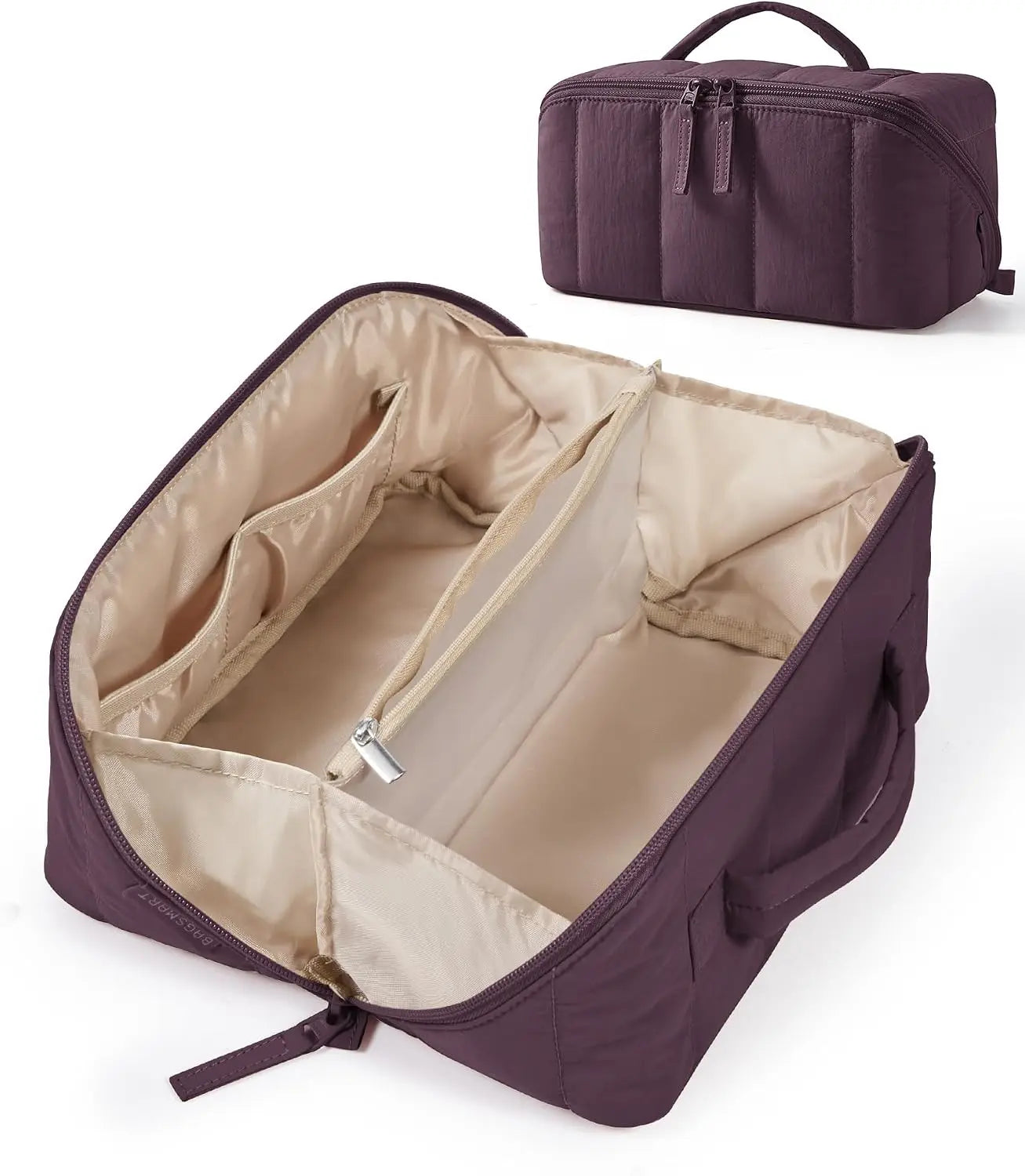 Travel Makeup Bag For Women Portable Water Resistant Cosmetic Case