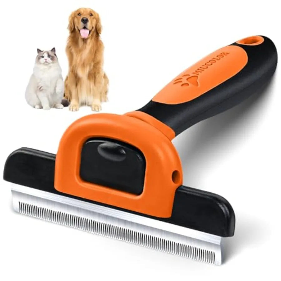 Pet Grooming Brush, Deshedding Tool for Dogs and Cats, Effectively Reduces Shedding by up to 95% for Pet