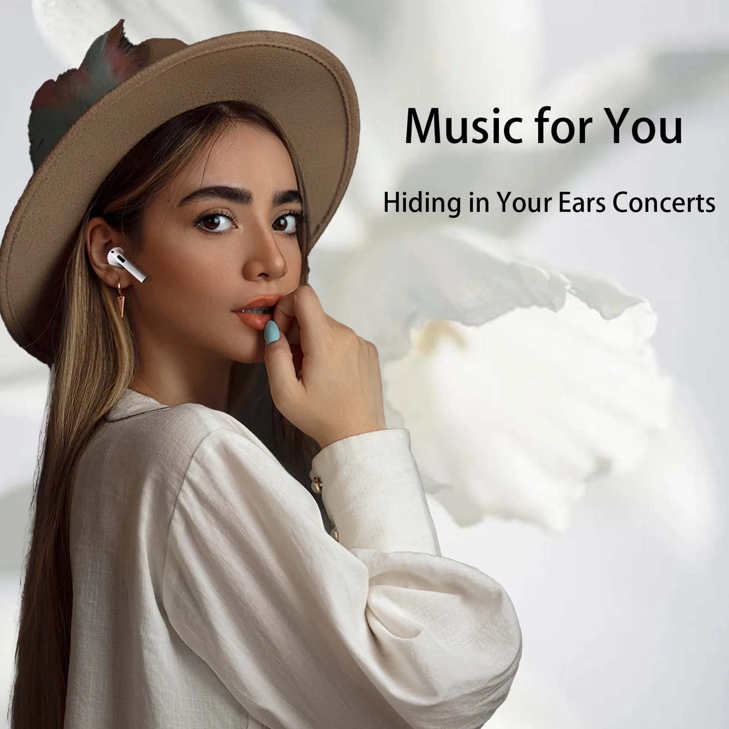 ZZLOVE Air Pro4 Wireless Earphones Bluetooth 5.3 Active Noise Cancellation
