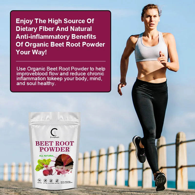 MINCH Organic Beet Root Powder Blood Pressure Support And Stamina