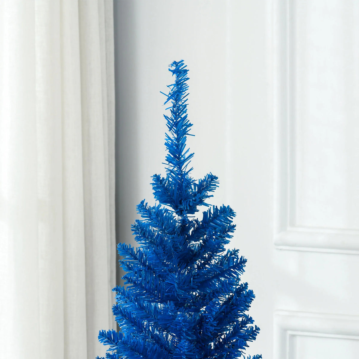 HOMCOM Artificial Pencil Christmas Tree With Realistic Branch Tips