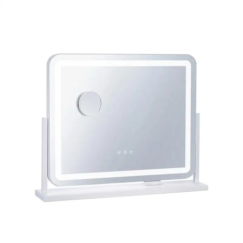 Lighted Vanity Mirror With Three Color Modes And 5X Magnification