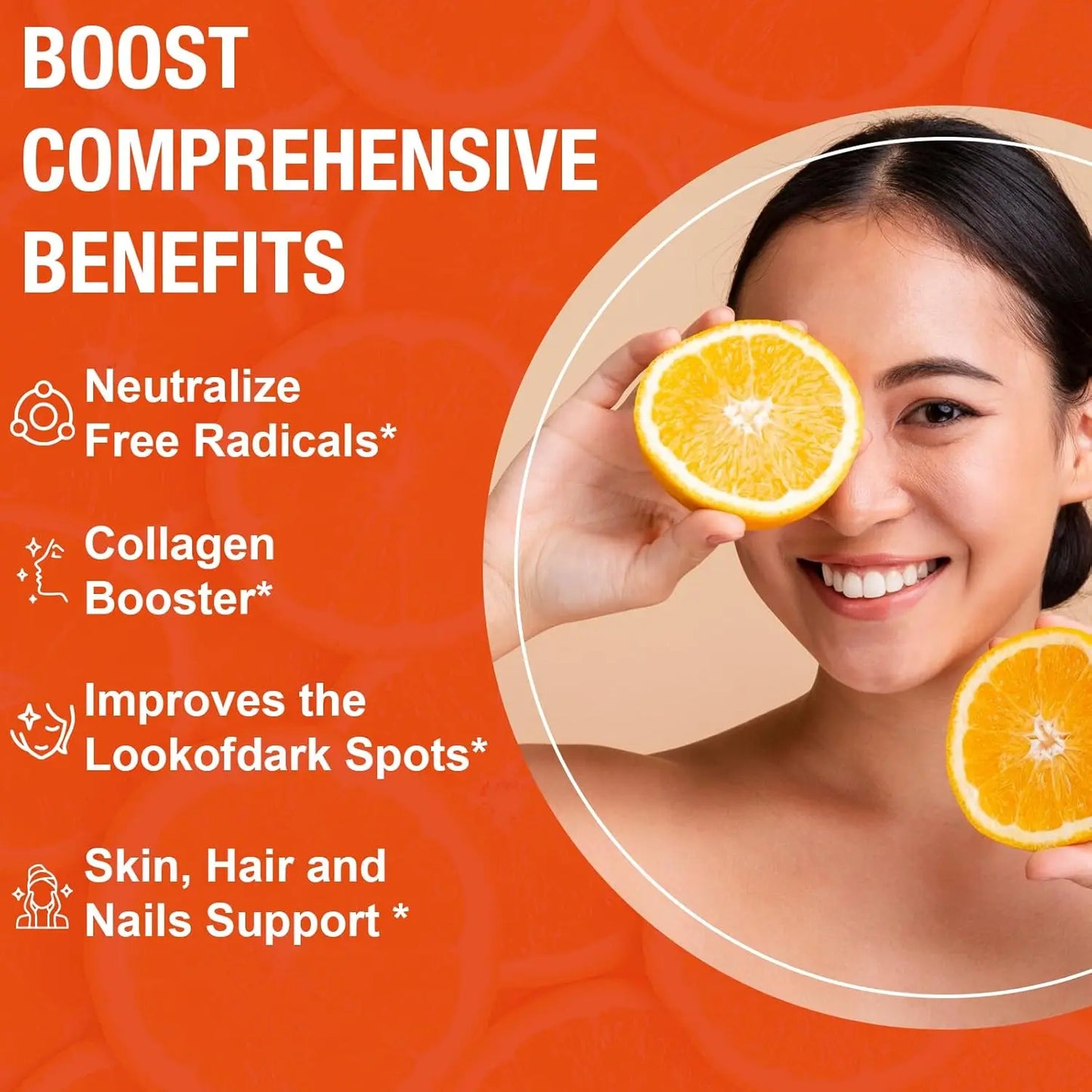 Vitamin C Gummies Immune Support Antioxidant Boost 60 Count