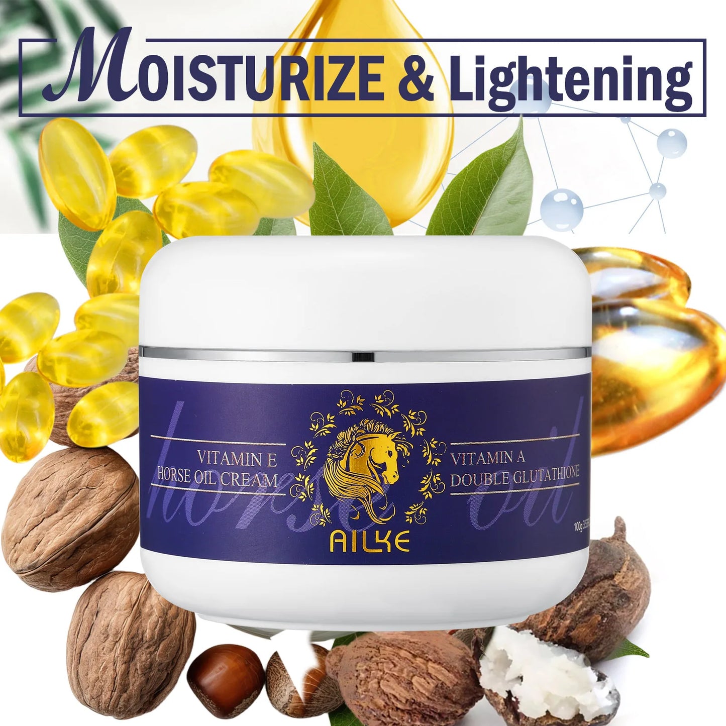 AILKE Glutathione Whitening Skin Care Set For Women Dark Spot Reduction