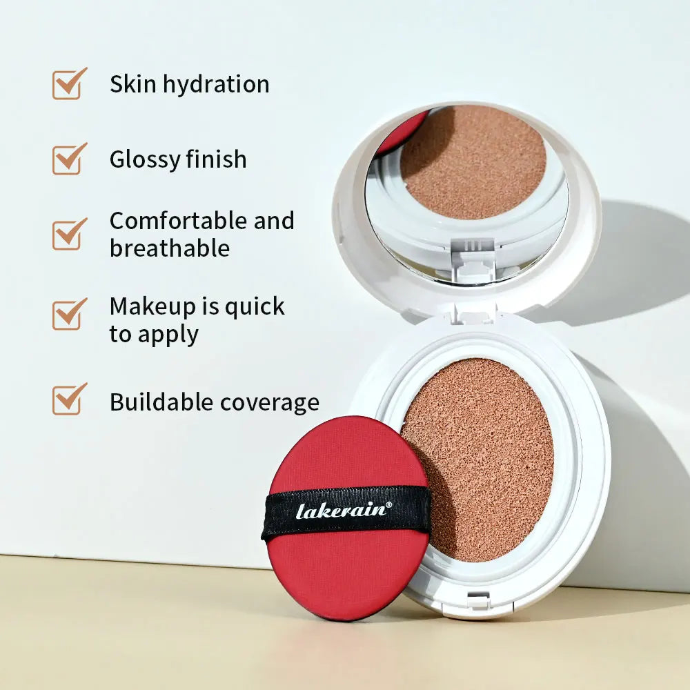 Ibcccndc Dewy Glow Cream Cushion Foundation Hydrating Long Wear