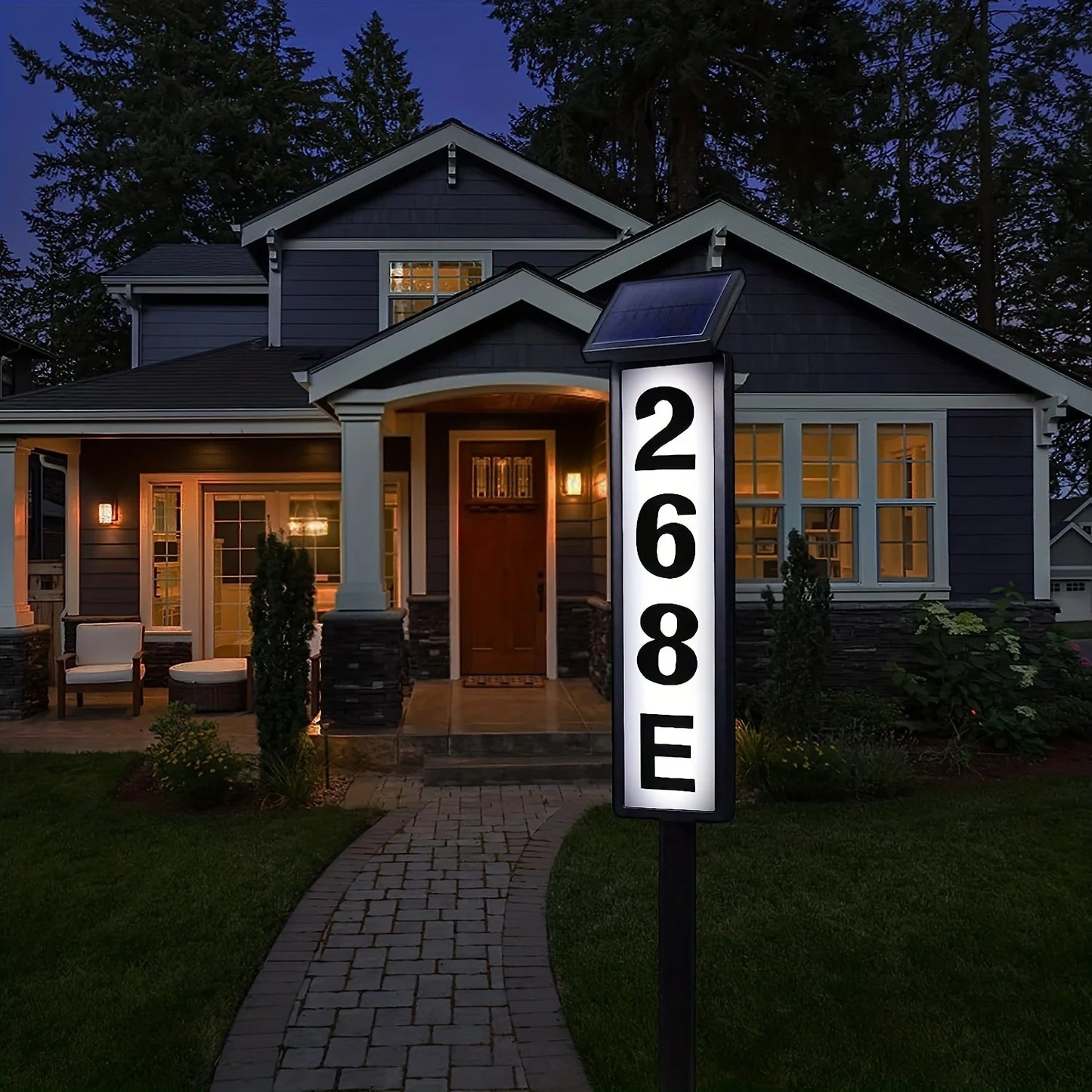 Solar Powered Ground Insert Lawn Lights For Outdoor Walkways