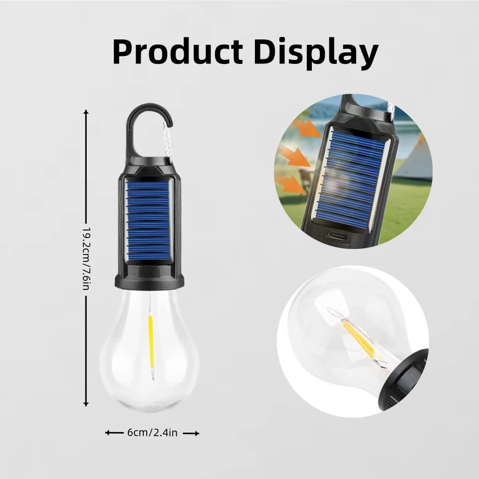 Portable Usb Rechargeable Led Outdoor Camping Lantern And Emergency Light