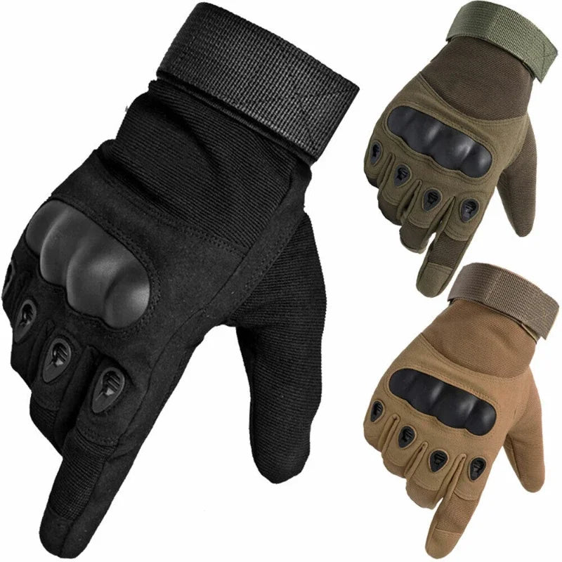 Unisex Tactical Motorcycle Gloves With Knuckle Protection For Racing