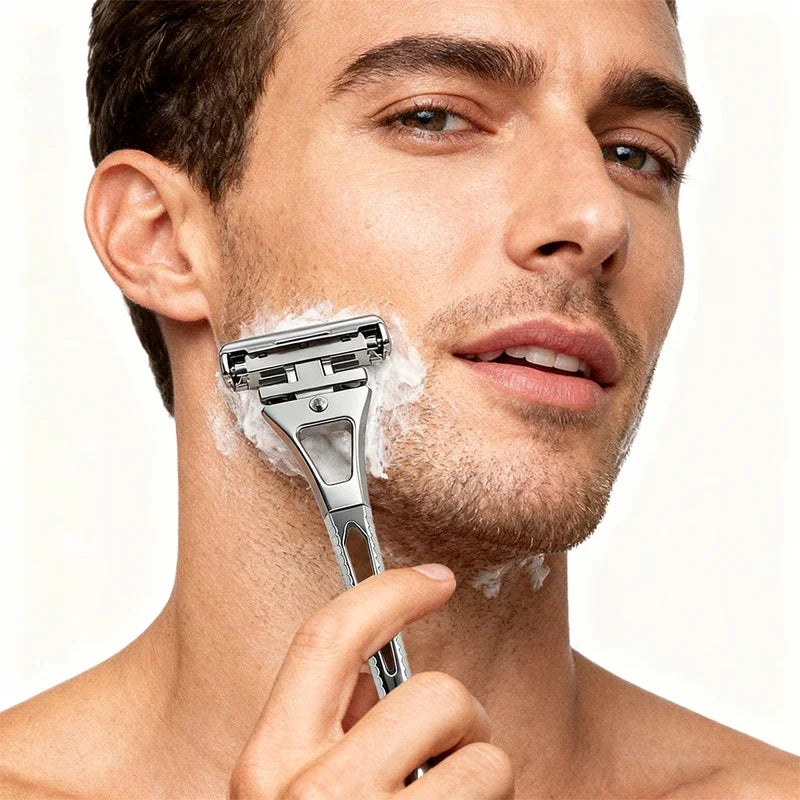GP600 Glide 6.0 Pro Stainless Safety Razor With Magnetic Head