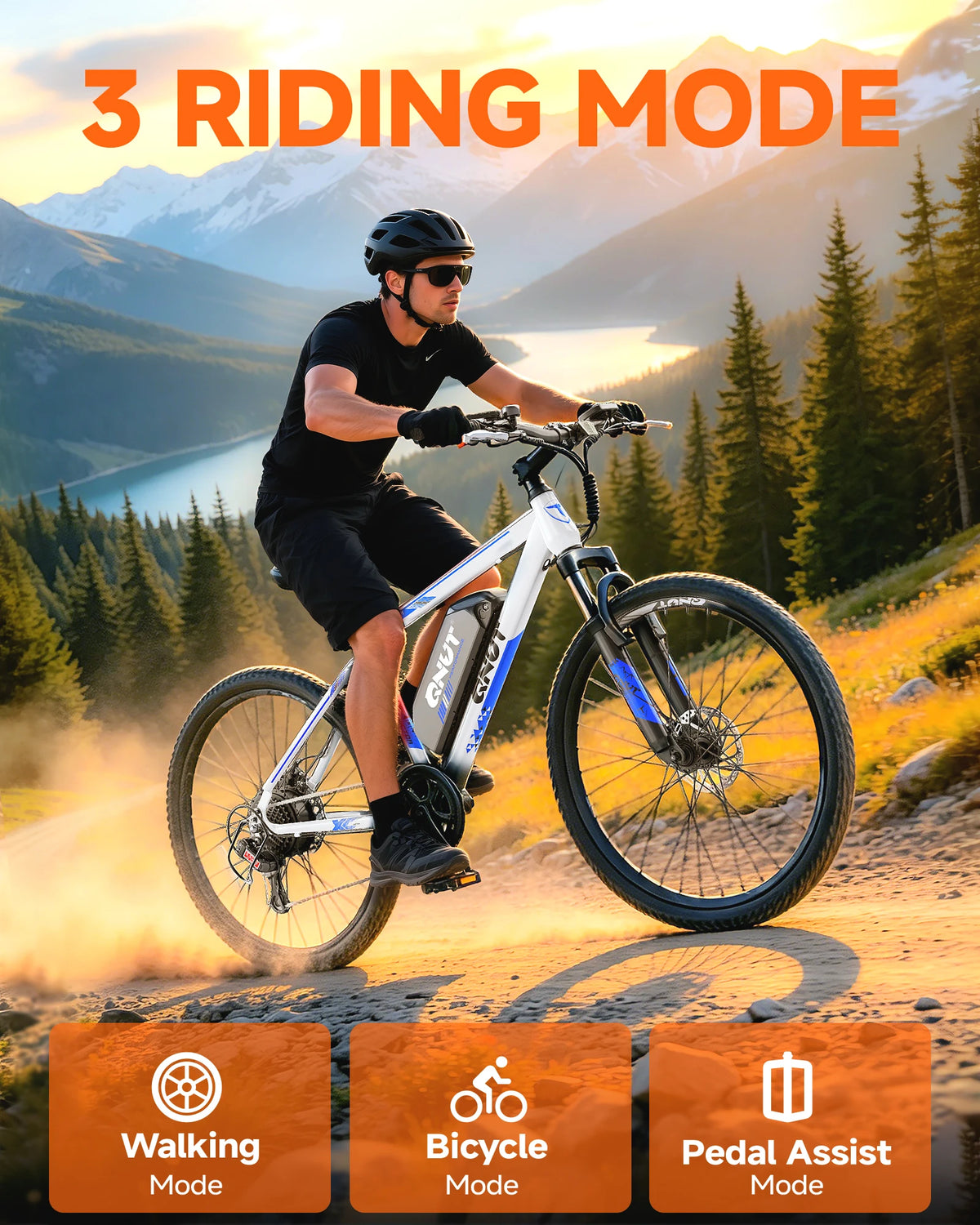 QNUT Victor 4.0 Electric Mountain Bike With 750W Motor