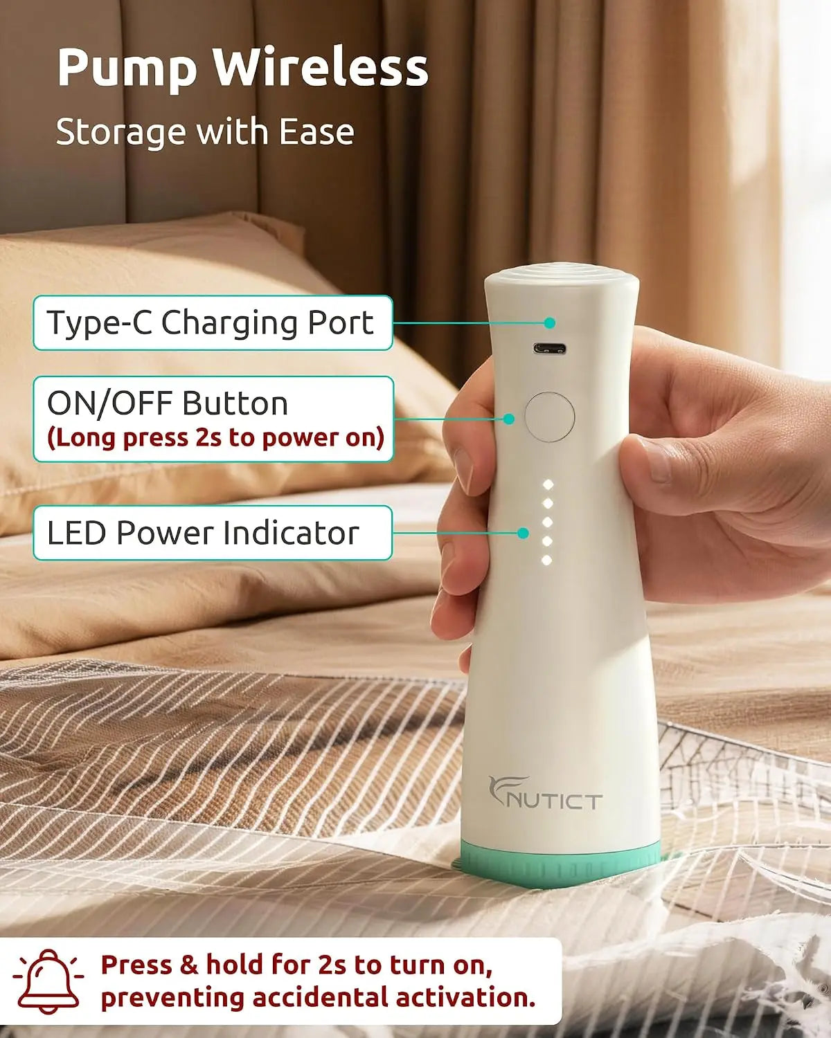 Vacuum Storage Bags With Rechargeable Pump For Travel And Long Term