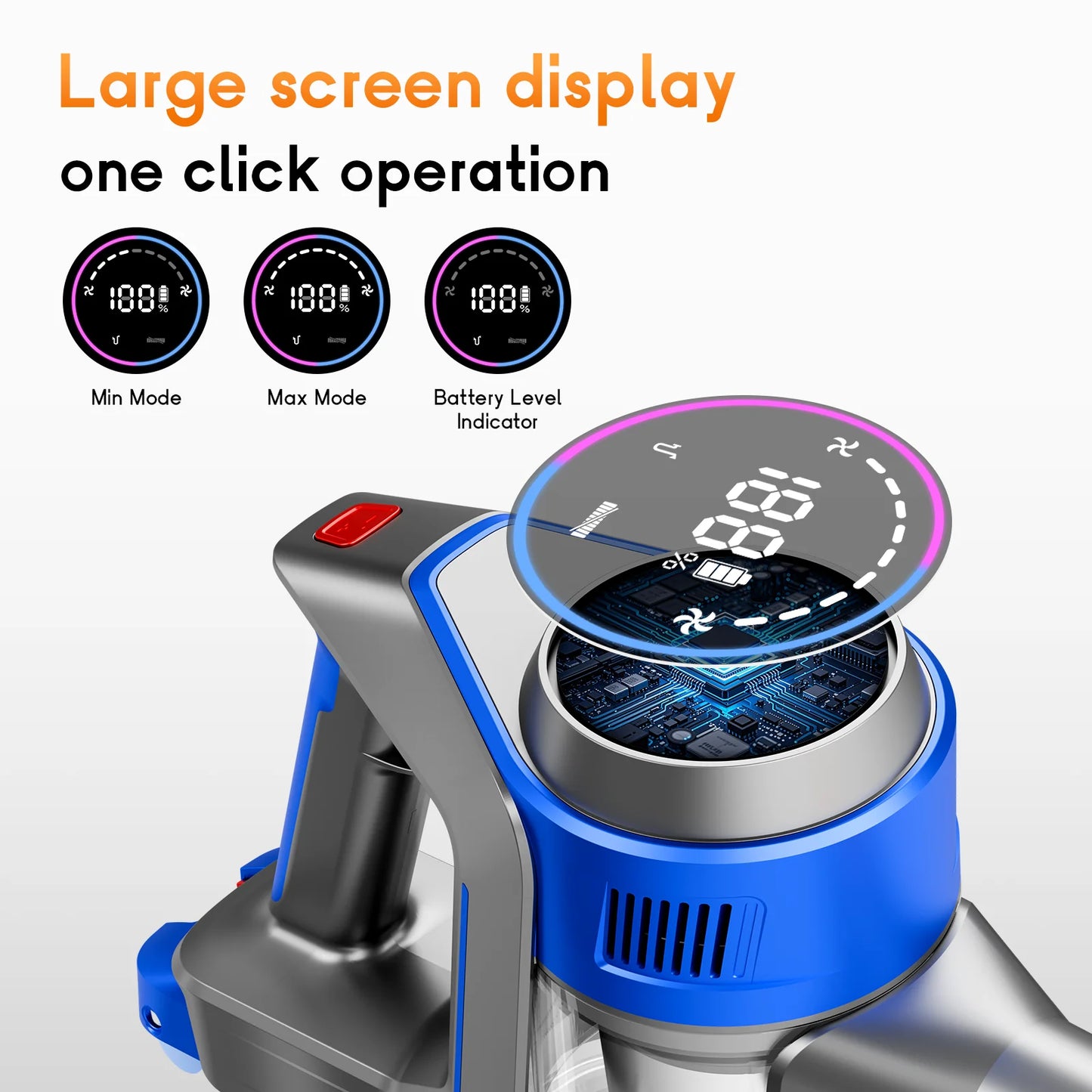 Honki Cordless Wet Dry Handheld Vacuum Cleaner With Powerful Suction