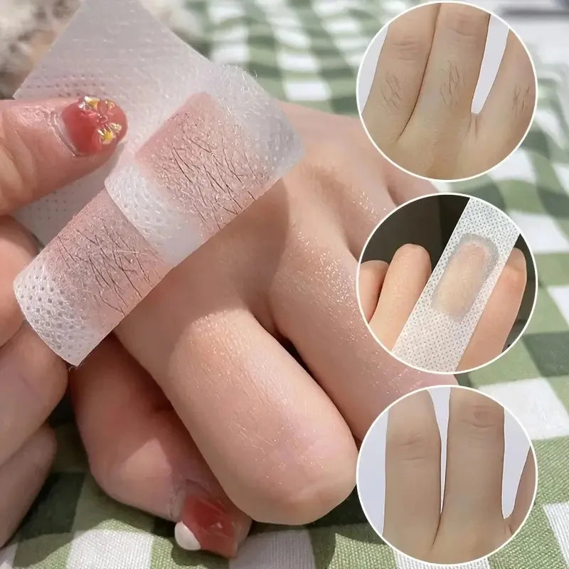 Double Sided Facial Wax Strips Kit Quick Painless Hair Removal