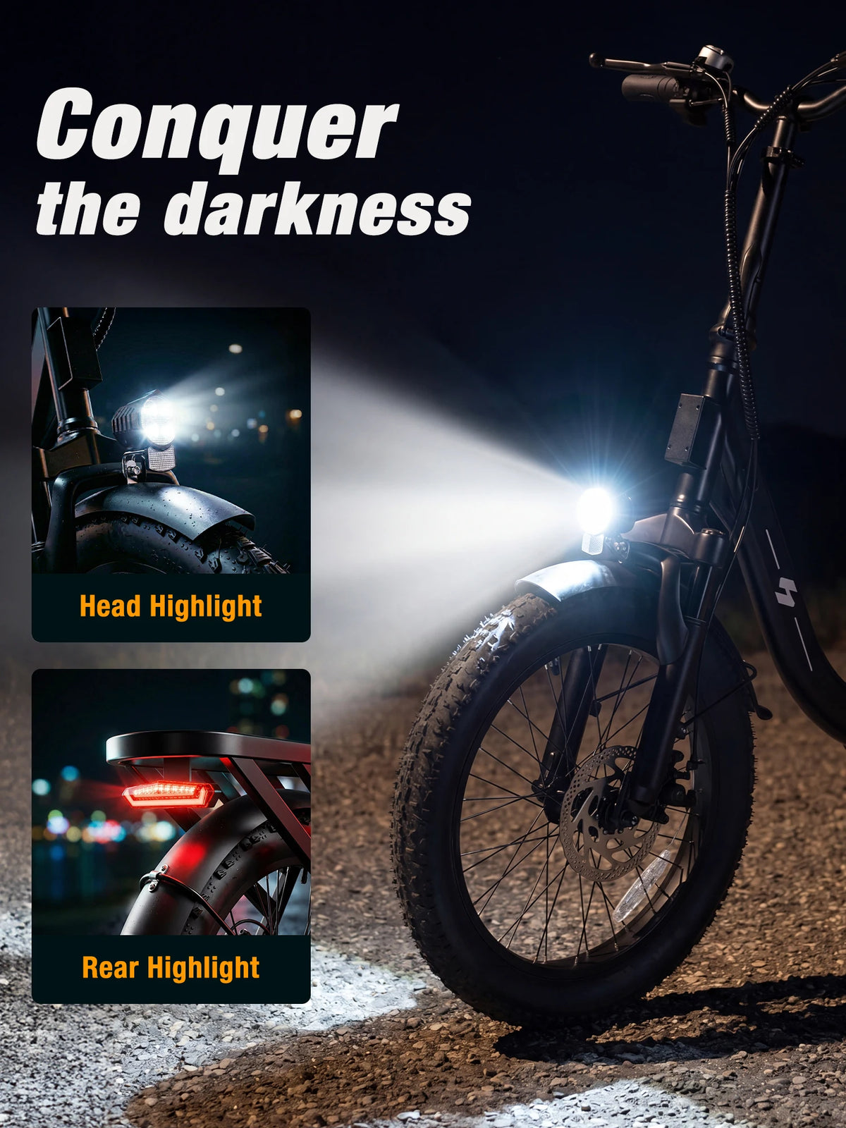 Hopepeak Z10 Folding Electric Bike With 7 Speed Commuter Design