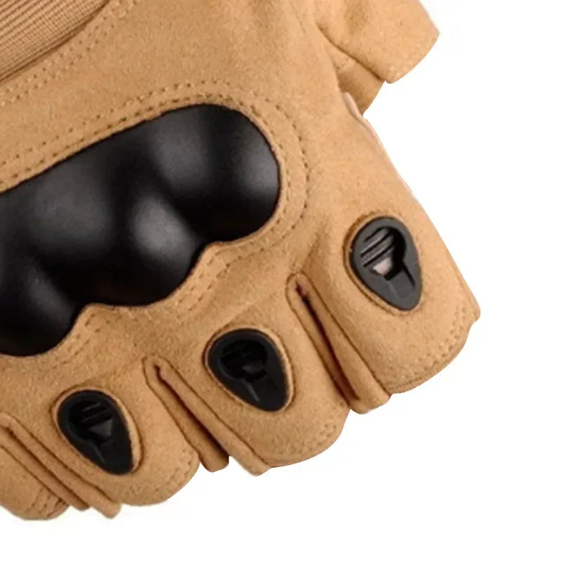 Unisex Tactical Motorcycle Gloves With Knuckle Protection For Racing