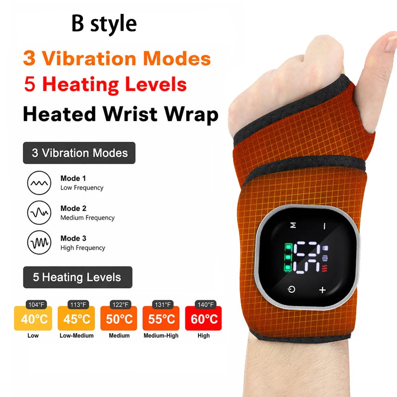 DearBeauty Wrist Massager With Heat, Rechargeable, 3 Heat Levels