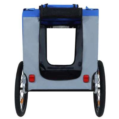 Foldable Pet Bicycle Trailer With Steel Frame For Outdoor Adventures