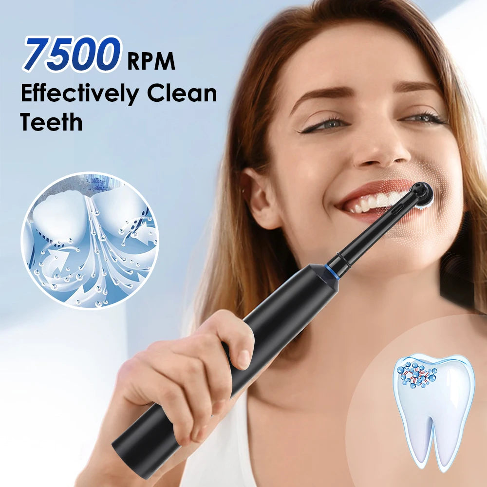 Rotary Electric Toothbrush Rechargeable for Adults, 5 Modes, 4 Heads