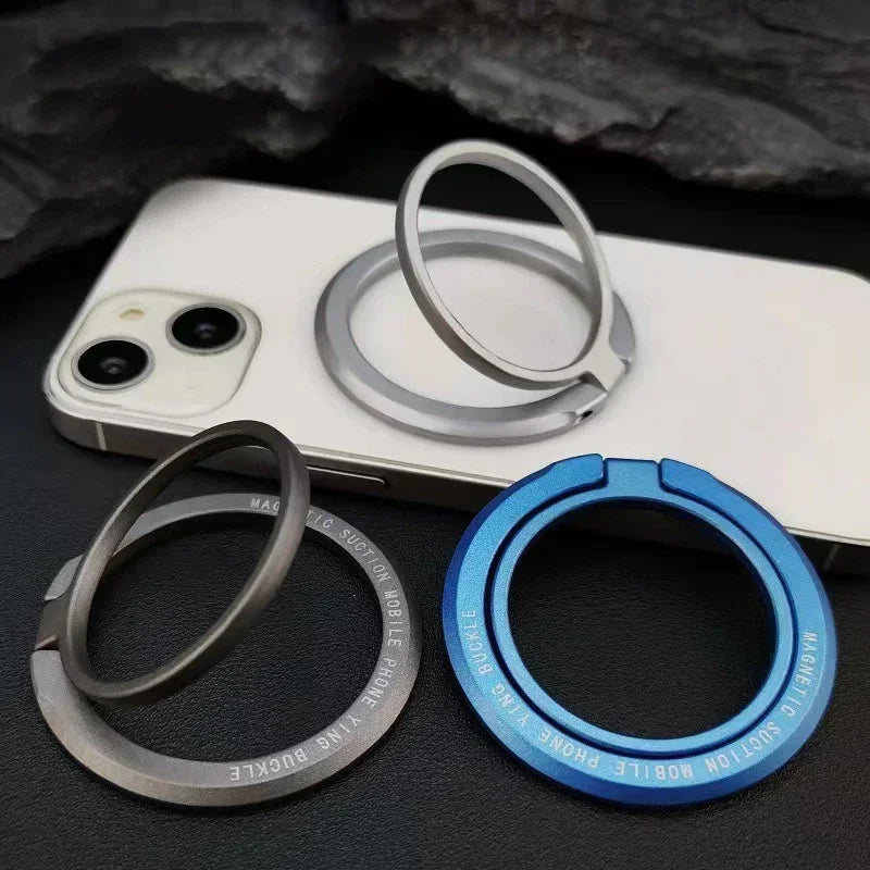 MagSafe Magnetic Ring Holder With Removable Grip Stand For iPhone